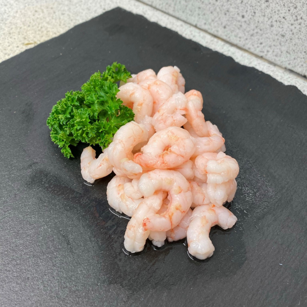 Cooked Peeled Prawns in Brine Hodgson Fish